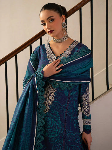 Premium Lawn Embroidered Dress Design for Women Clothing in Summer