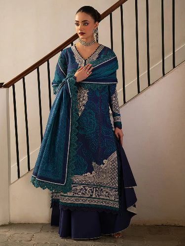 Premium Lawn Embroidered Dress Design for Women Clothing in Summer