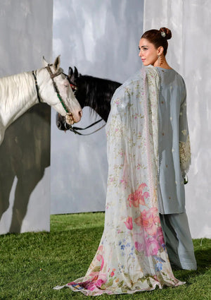 Embroidered Dhanak Shirt