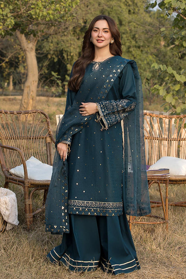 3 Piece Unstiched Embroidery Dhanak