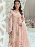 Peach Color Lawn Dress with Premium Embroidery in Chikkan kaari Work