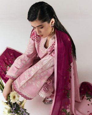 Embroidered Dhanak Shirt
