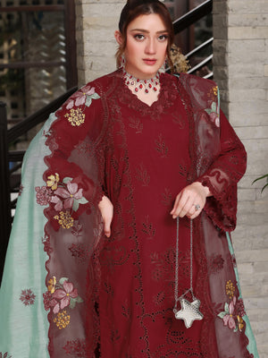 Embroidered Dhanak Shirt
