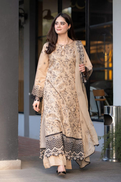 3 Piece Unstiched Embroidery Dhanak