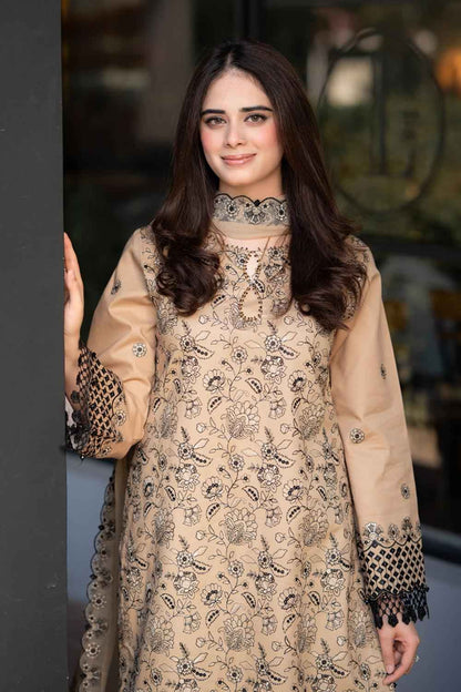 3 Piece Unstiched Embroidery Dhanak