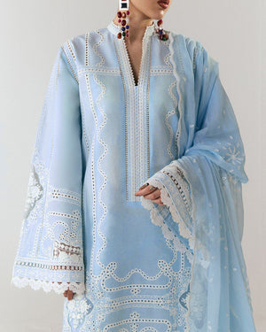 Embroidered Dhanak Shirt