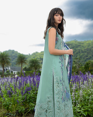 Embroidered Dhanak Shirt