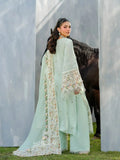 Light Green Lawn Embroidered Dress with Premium Khadi net Dupatta