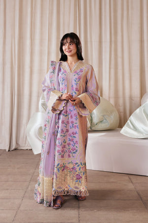 Embroidered Dhanak Shirt