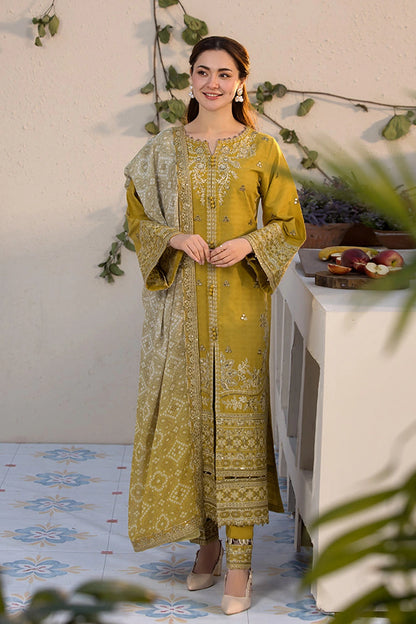 3 Piece Unstiched Embroidery Dhanak