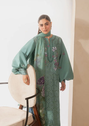 Embroidered Dhanak Shirt