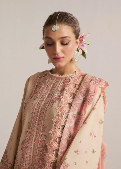 Premium Lawn Embroidered Dress Design with Premium Khadi net Dupatta for Summer Collection 2026