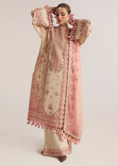 Premium Lawn Embroidered Dress Design with Premium Khadi net Dupatta for Summer Collection 2026