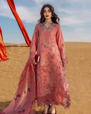 Embroidered Dhanak Shirt