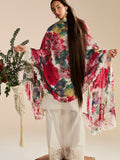 3-Piece Embroidered Lawn White Dress with Bamber Chiffon Dupatta