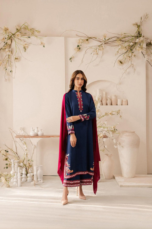 3 Piece Unstiched Embroidery Dhanak