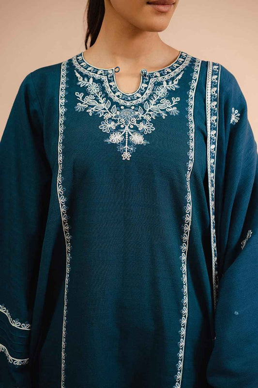 3 Piece Unstiched Embroidery Dhanak