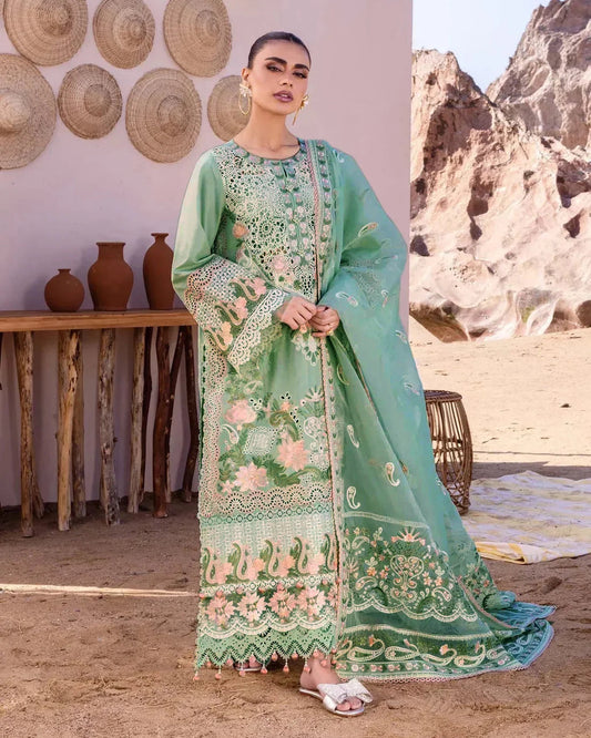 The Coral Green | Unstitched Eid Collection