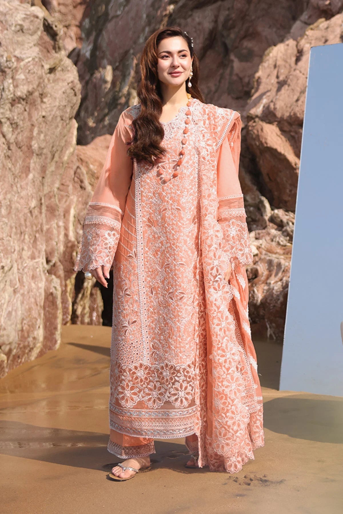 The Light Coral Pink | Unstitched Eid Collection