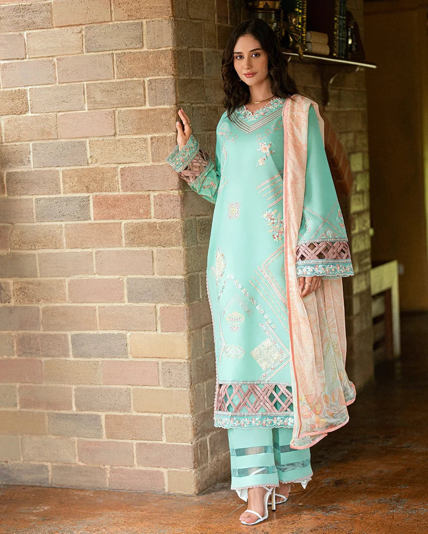 The Coral Cyan | Unstitched Eid Collection