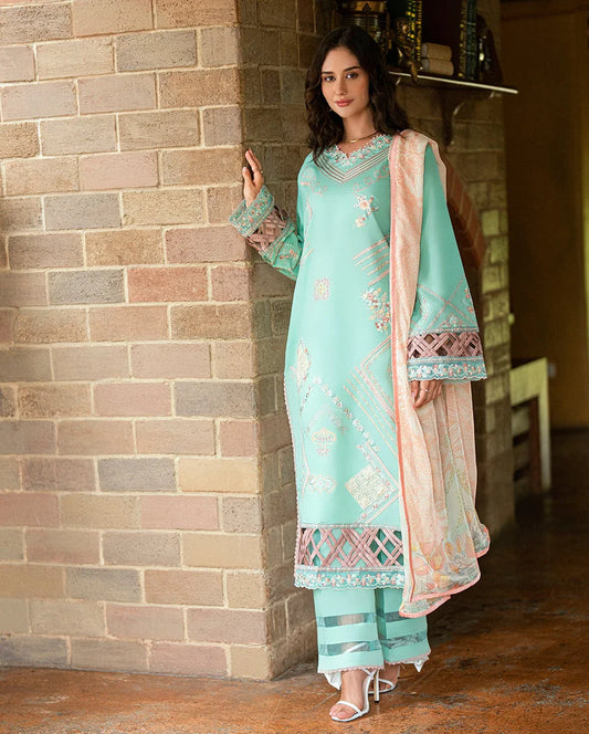 The Coral Cyan | Unstitched Eid Collection