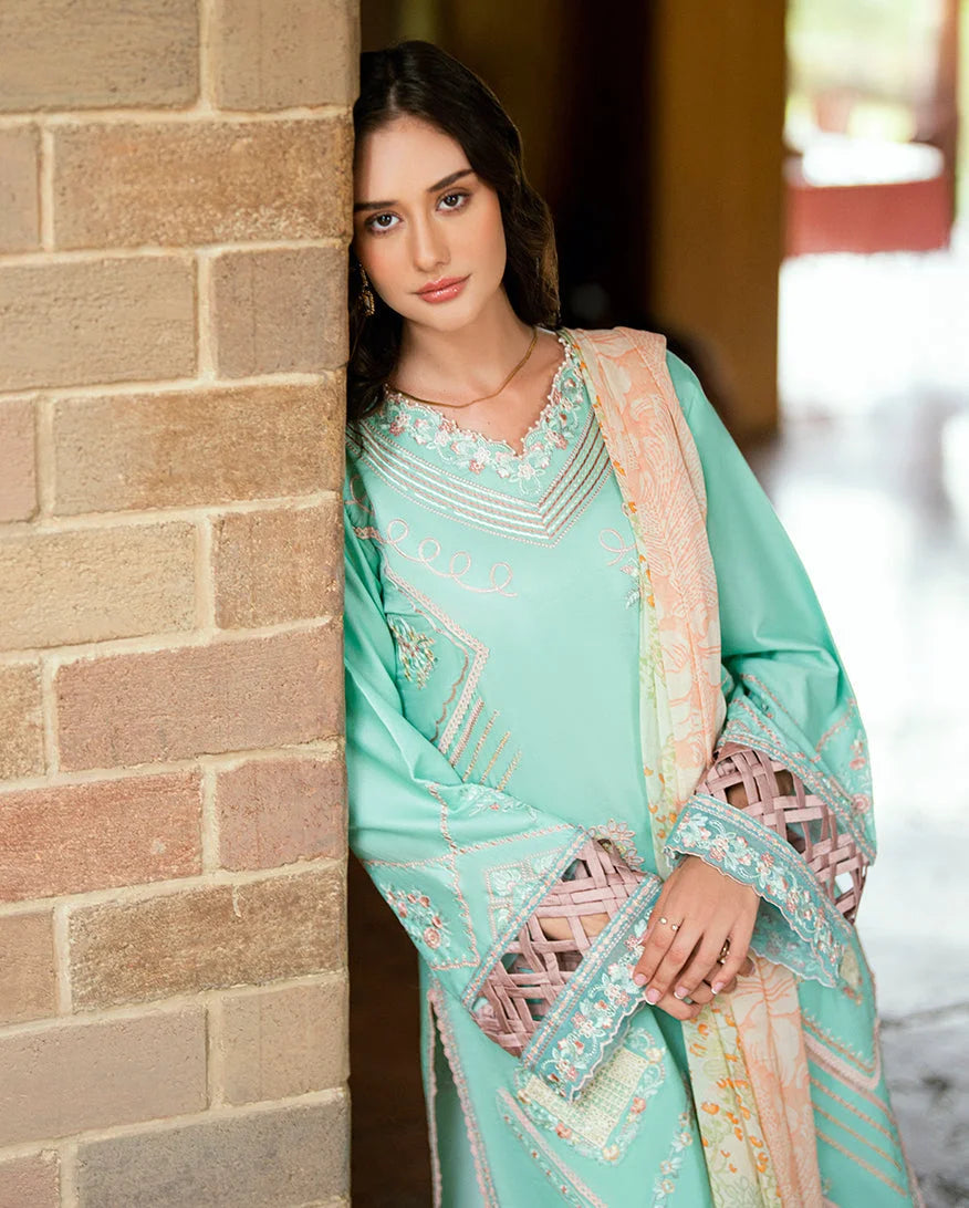 The Coral Cyan | Unstitched Eid Collection