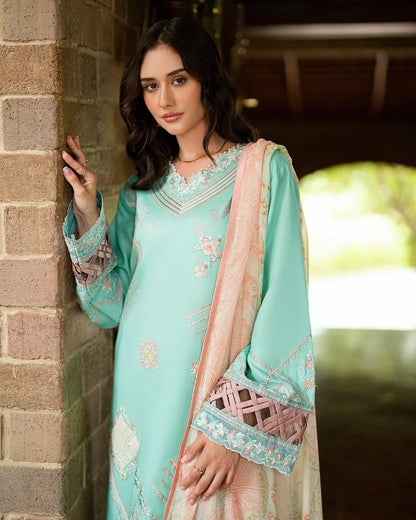 The Coral Cyan | Unstitched Eid Collection