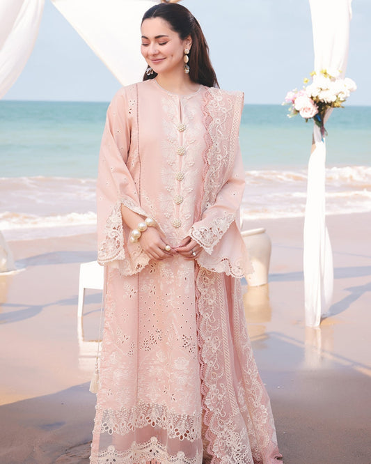 The Light Peach | Embroidered Eid Collection