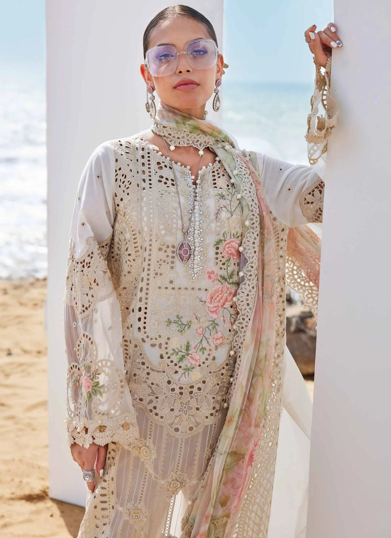 Luxury Lawn Embroidered Dress Design for Women Eid Collection