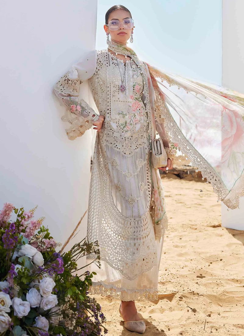 Luxury Lawn Embroidered Dress Design for Women Eid Collection