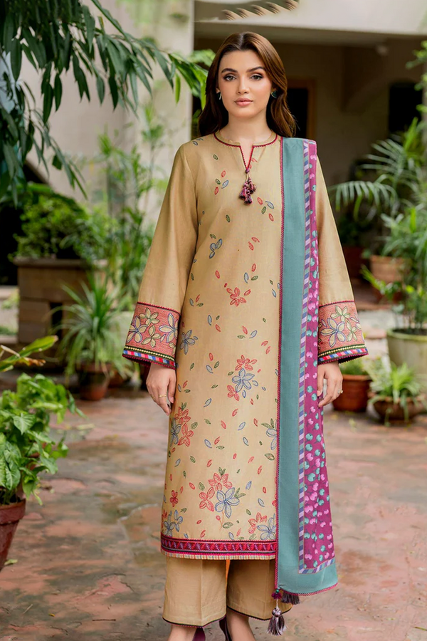 EMBROIDERED LAWN | UNSTITCH | 3PC | SI - F - 6024