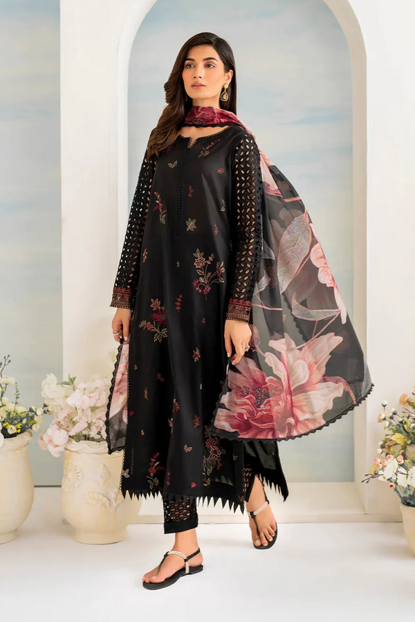 EMBROIDERED PREMIUM LAWN | 3PC | SI - F - 6025