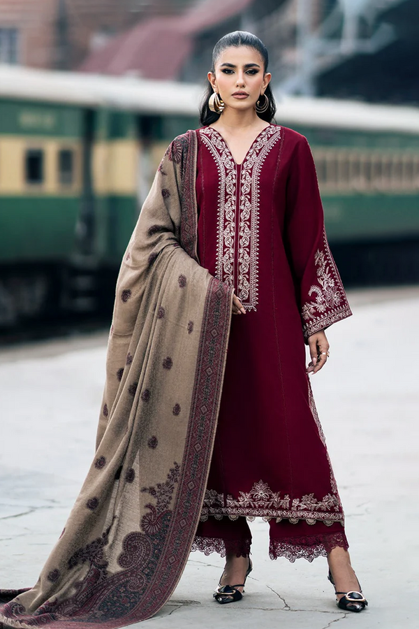 EMBROIDERED LAWN | UNSTITCH | 3PC | SI - F - 6006