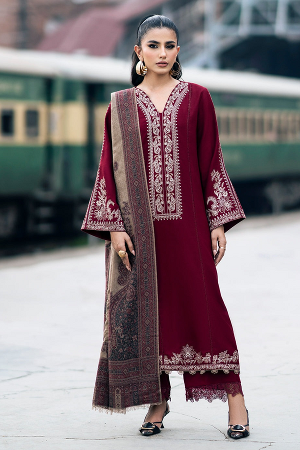 IZEL | DHANAK| Embroidery | Unstitch | 3PC | SI - F - 129