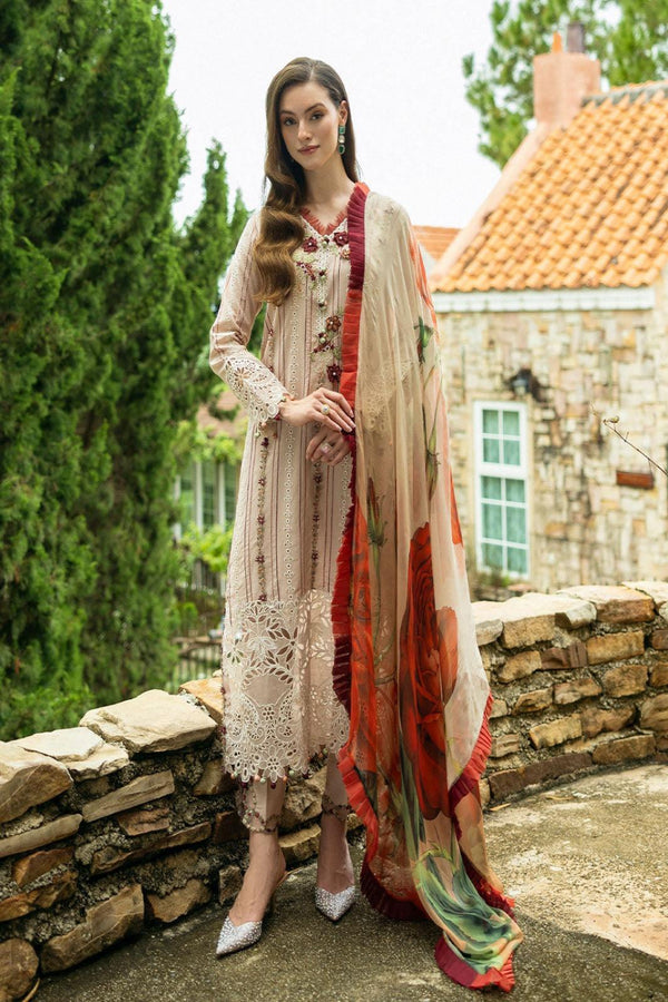 3 Piece Unstiched Embroidery Dhanak