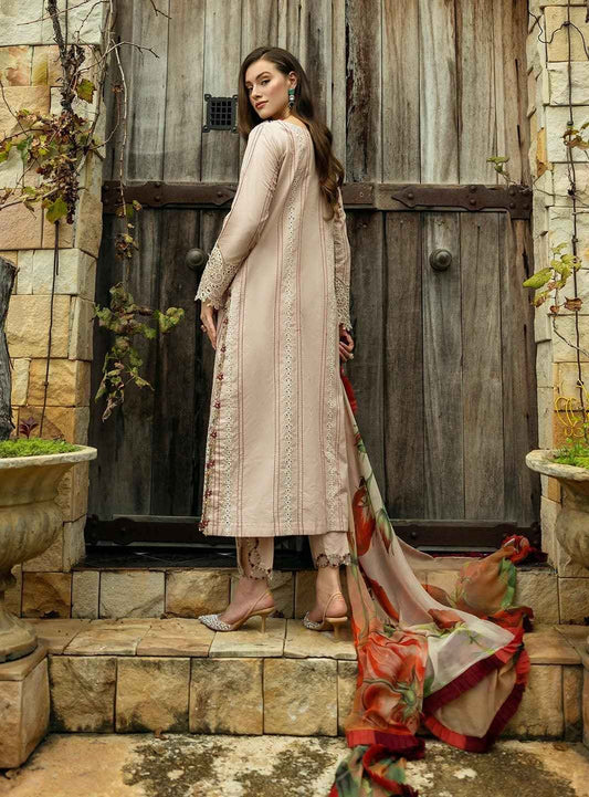 3 Piece Unstiched Embroidery Dhanak