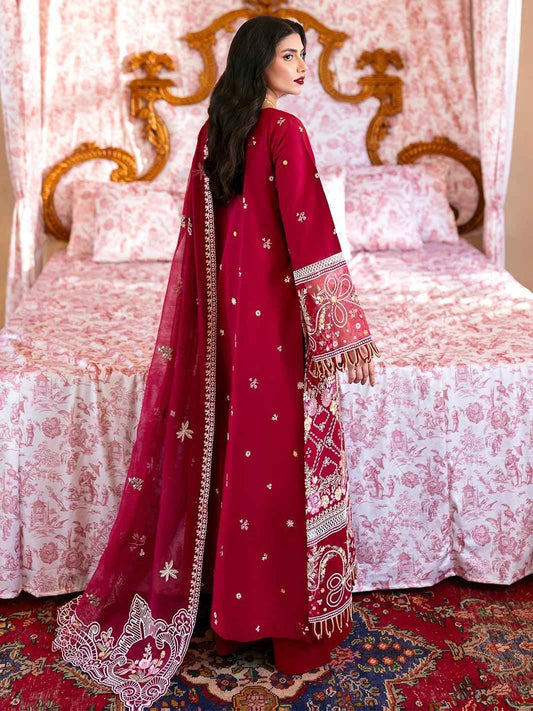 3 Piece Unstiched Embroidery Dhanak