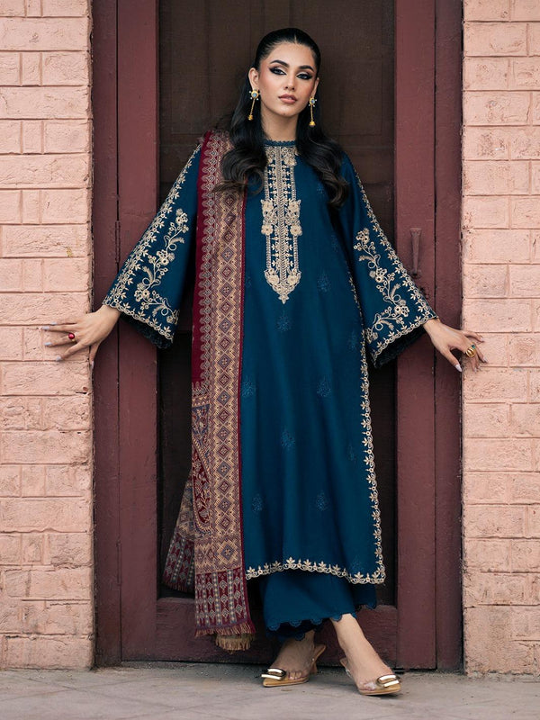 3 Piece Unstiched Embroidery Dhanak