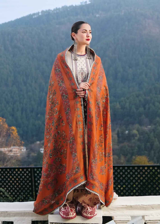 3 Piece Unstiched Embroidery Dhanak