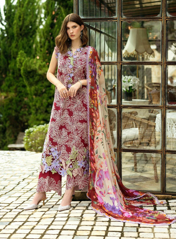 3 Piece Unstiched Embroidery Dhanak