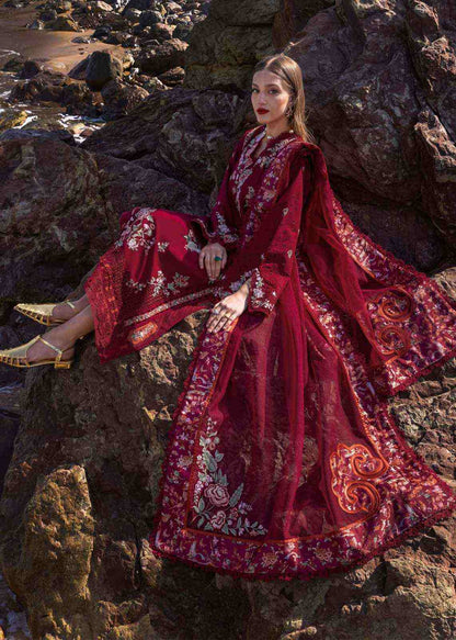 3 Piece Unstiched Embroidery Dhanak
