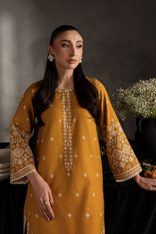 2 Piece Unstiched Embroidery Dhanak