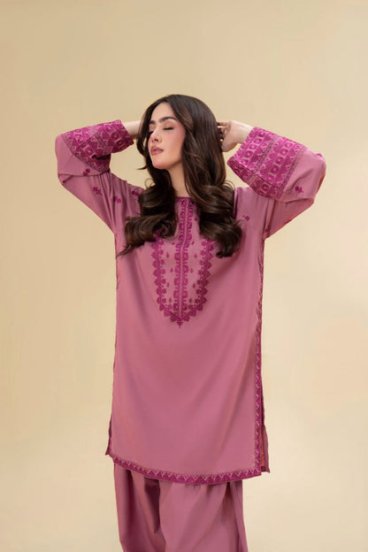 2 Piece Unstiched Embroidery Dhanak