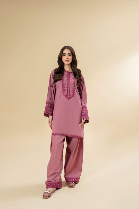 2 Piece Unstiched Embroidery Dhanak