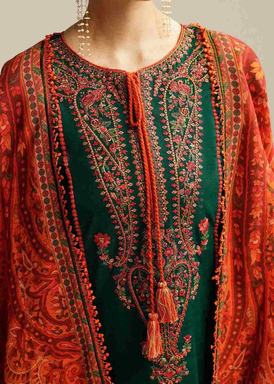 3 Piece Unstiched Embroidery Dhanak