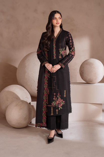 3 Piece Unstiched Embroidery Dhanak