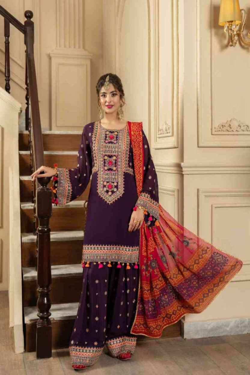 3 Piece Unstiched Embroidery Dhanak
