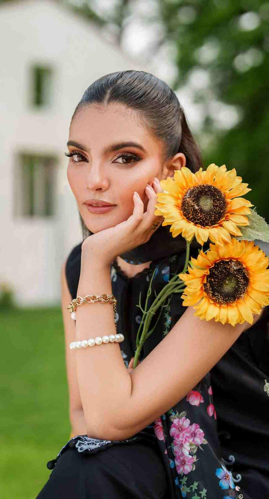 3 Piece Unstiched Embroidery Dhanak