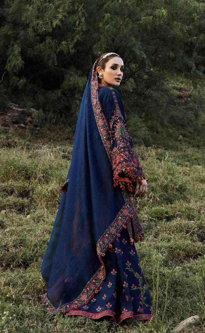 3 Piece Unstiched Embroidery Dhanak