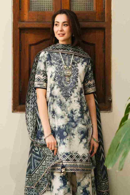 3 Piece Unstiched Embroidery Dhanak